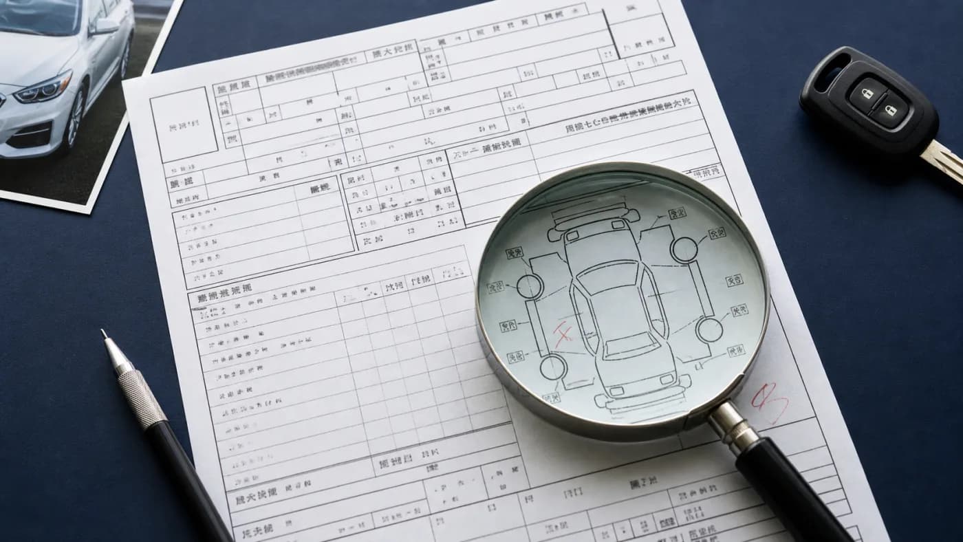 Auction sheet nasıl okunur?